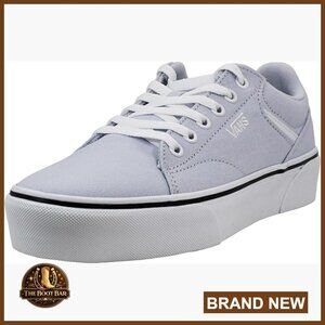 Women's Platform Sneakers Canvas Lace-Up Casual Athletic Shoes